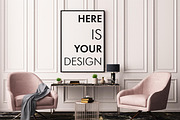 Mockups posters in the interior, a Household Mockup by FilL239 (Thumbnail 12 of 15)