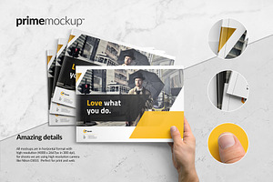 Landscape Brochure Magazine Mockup