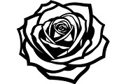 Rose Flower Silhouette Vector Bundle, an Illustration by Designer_Momina (Thumbnail 16 of 21)