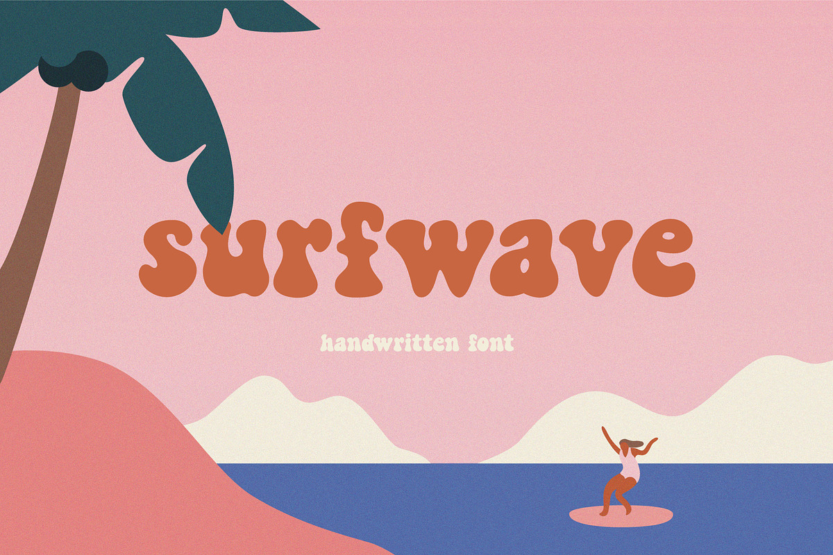 Surfwave | Handwritten font, a Script Font by JuliaVolkova (Photo 1 of 13)
