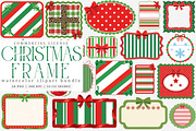 Coquette Christmas Frame Border PNG, an Illustration by SinaCreation (Thumbnail 1 of 7)