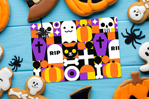 Halloween seamless pattern