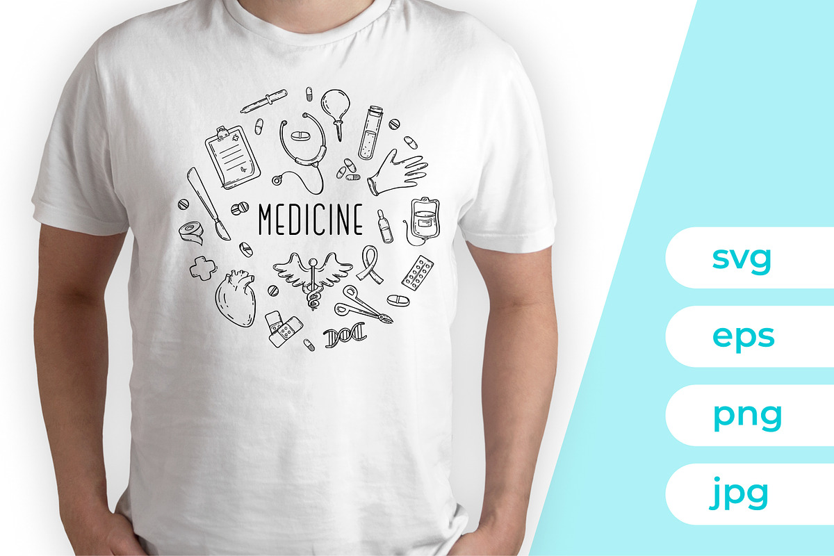 Medical hospital device set of drawi, a Decorative Illustration by Shmakova Art (Photo 2 of 3)