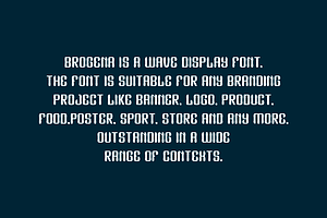 Brogena - Wave & Liquid Font