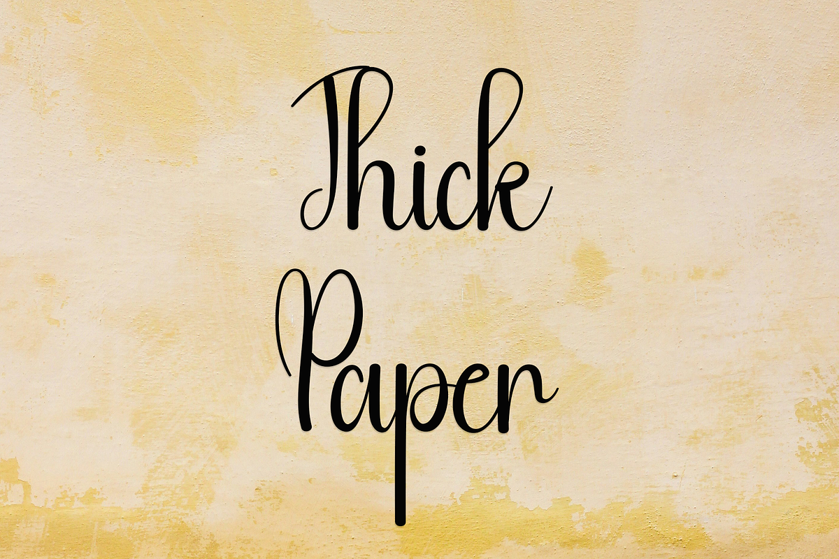 Thick, a Handwritten Font by FreshTypeINK (Photo 7 of 8)