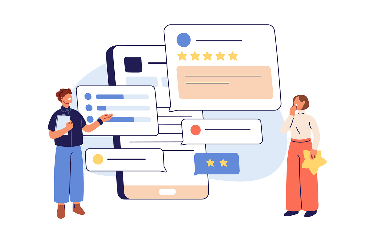 Online survey and feedback concept, a Person Illustration by Good Studio (Photo 2 of 5)