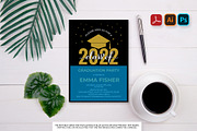Class of 2022 Graduation Invitation, a Stationery Template by LaBelezokaDesign (Thumbnail 2 of 3)