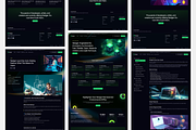Nedger - Crypto Company Landing Page, a Landing Page Template by SundayWorkTeam (Thumbnail 2 of 6)
