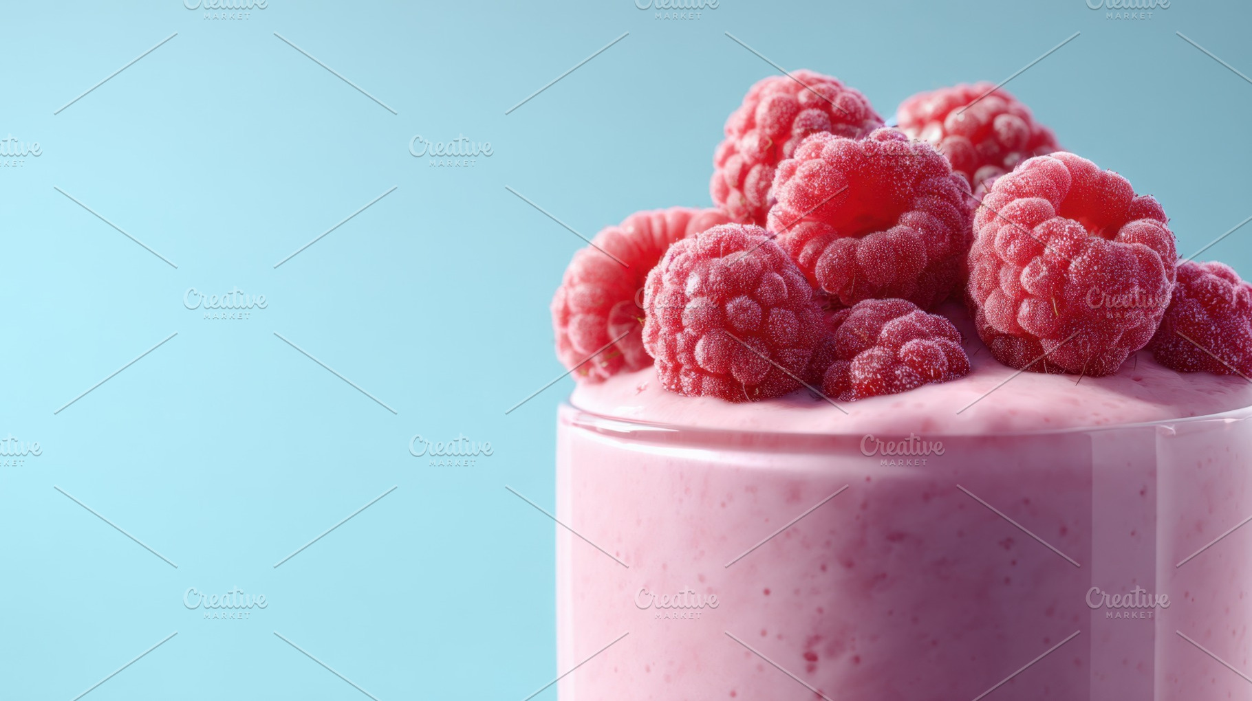 Raspberry smoothie in a clear glass, a Photo by Beautiful things