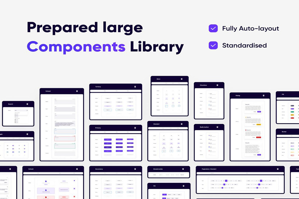 Design System Creator Tool Pre-Alpha, a Websites & App Template by Lumina_ui_ux202 (Photo 2 of 6)