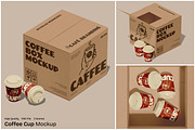 Coffee Cup Mockup, a Cups & Container Mockup by Unerispace (Thumbnail 1 of 5)
