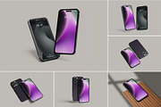 iPhone 14 Pro Max Mockup, an iPhone Mockup by zpackcreative (Thumbnail 1 of 7)
