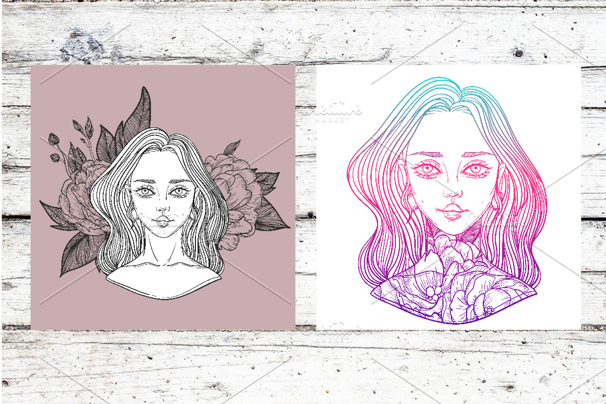 tattoo poster, a Person Illustration by Vavavka (Photo 3 of 8)