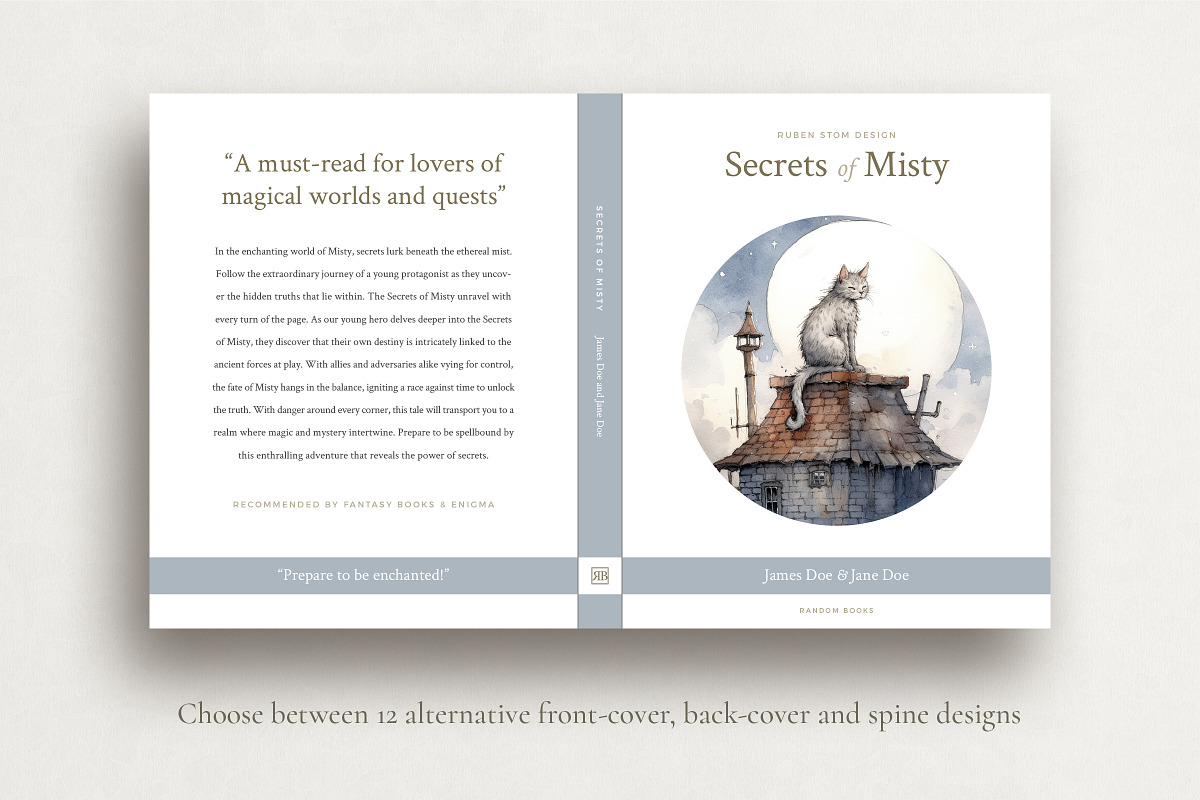 Minimal Children's Book Template, a Magazine Template by Ruben Stom (Photo 12 of 13)