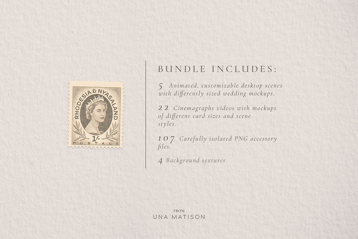 Animated Custom Wedding mockups, a Print Template by Una Matison (Photo 3 of 14)