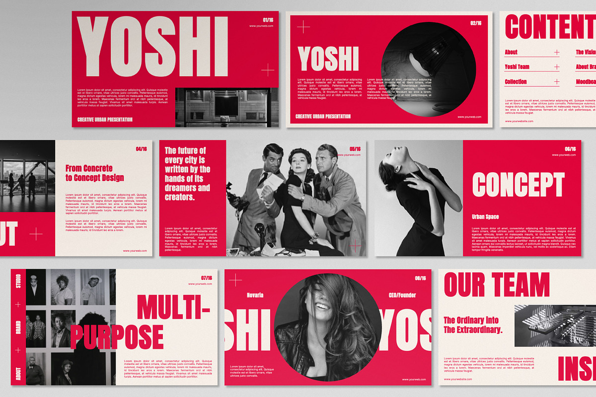 YOSHI Urban Powerpoint Template