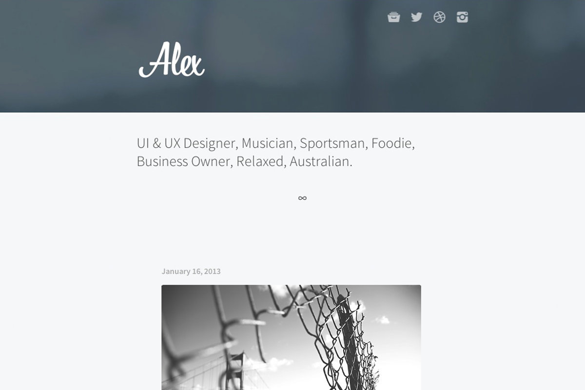 Friday Tumblr Theme, a Websites & App Template by alexvanderzon (Photo 4 of 5)