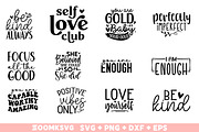 Inspirational Quotes SVG Bundle, an Illustration by ZoomkSVG (Thumbnail 3 of 7)