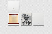 Matchbook Mockup, a Household Mockup by zpackcreative (Thumbnail 2 of 4)