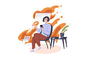 People on fire concept, a Person Illustration by Good Studio (Thumbnail 2 of 9)