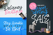 Rose Colored - Handwriting Script, a Script Font by Letterhend Studio (Thumbnail 2 of 9)
