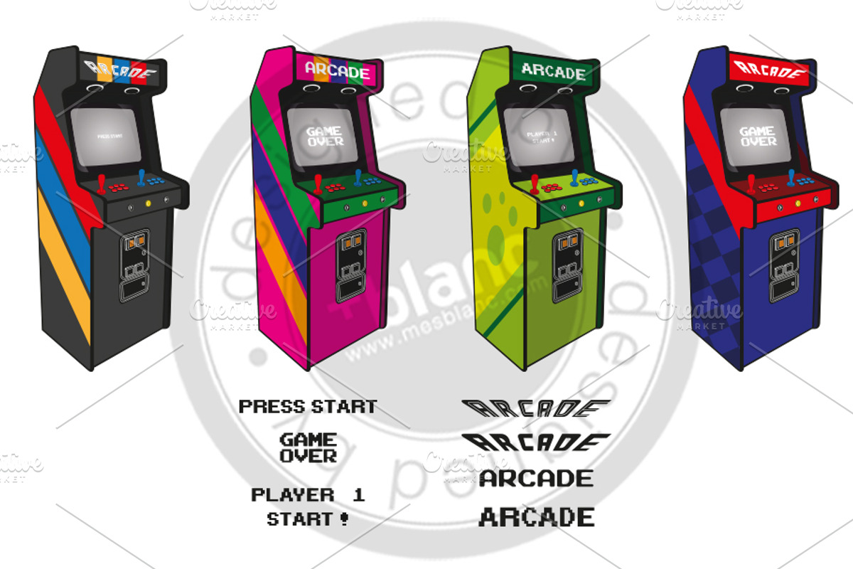 Arcade machine, an Illustration by mesblanc (Photo 2 of 2)