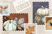Pumpkin Spice Watercolor Clipart, an Illustration by Bridgett Stahlman Design (Thumbnail 8 of 9)