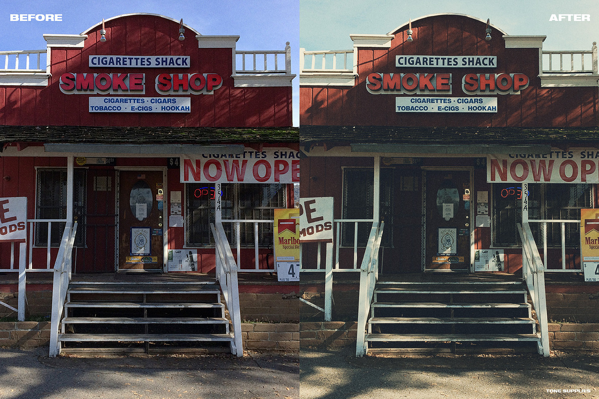 90's Vintage LUT Presets Photoshop, a Preset Add-On by TONE SUPPLIES (Photo 10 of 11)
