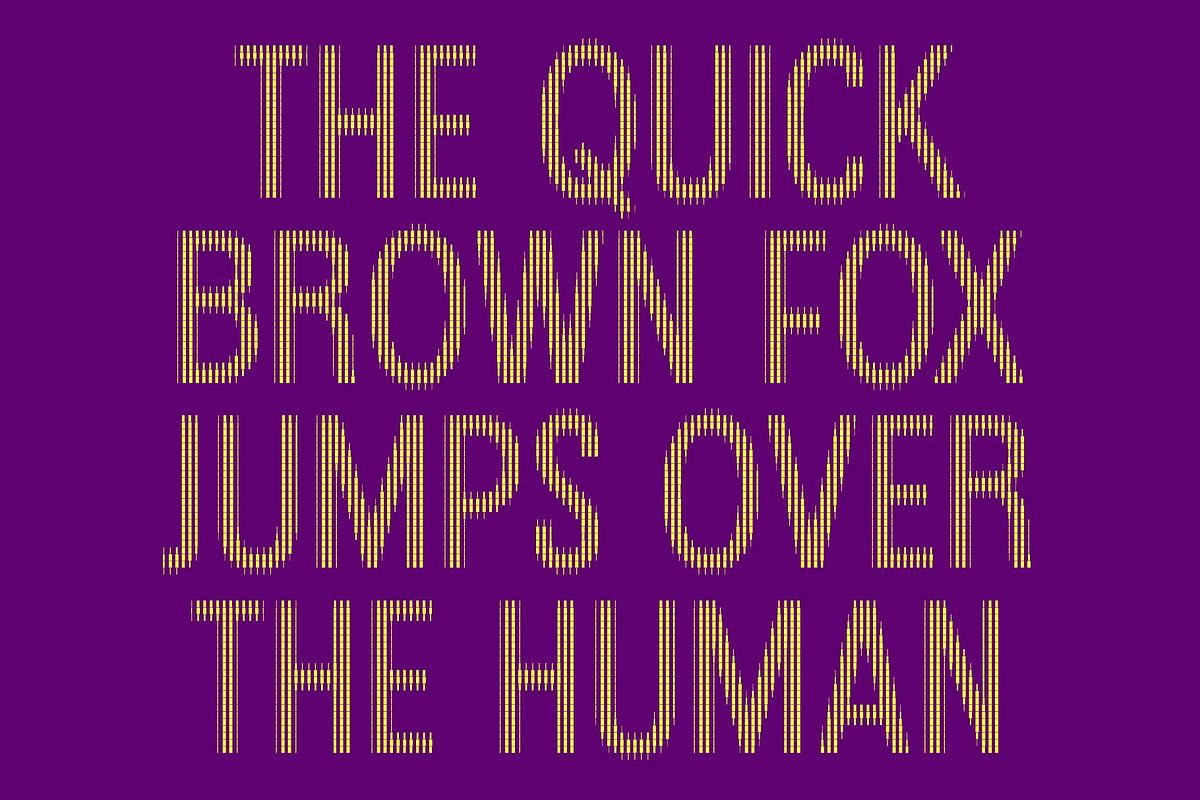CS Nexus Slitscan, a Sans Serif Font by Craft Supply Co. (Photo 5 of 8)