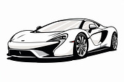 Supercar Silhouette Bundle, an Illustration by Designs_River (Thumbnail 8 of 9)