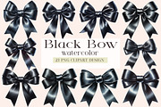 Black Bow Clipart Bundle, an Illustration by DreamArtGraphic (Thumbnail 1 of 4)
