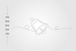 Continued line bell art