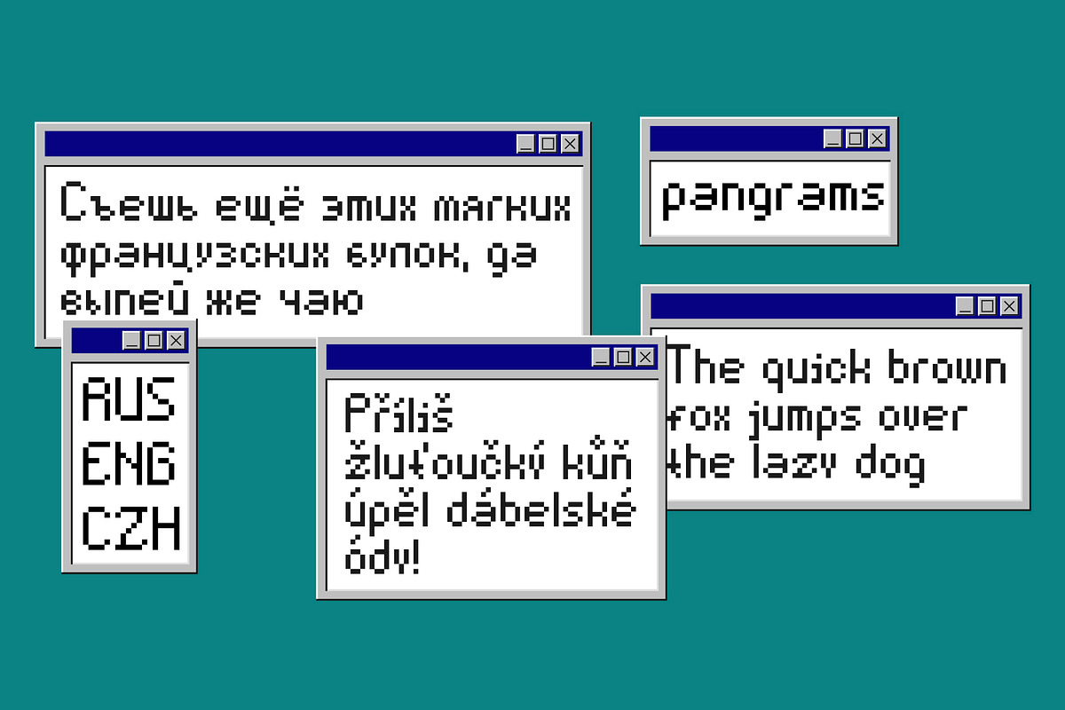 SK Eliz — Old School Font, a Font by Shriftovik Type Foundry (Photo 5 of 8)