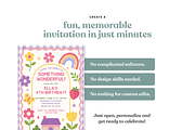 Retro Rainbow Girls Birthday Invite, an Invitation Template by heynomi (Thumbnail 15 of 20)