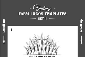 9 Farm Logos Templates Vol.1