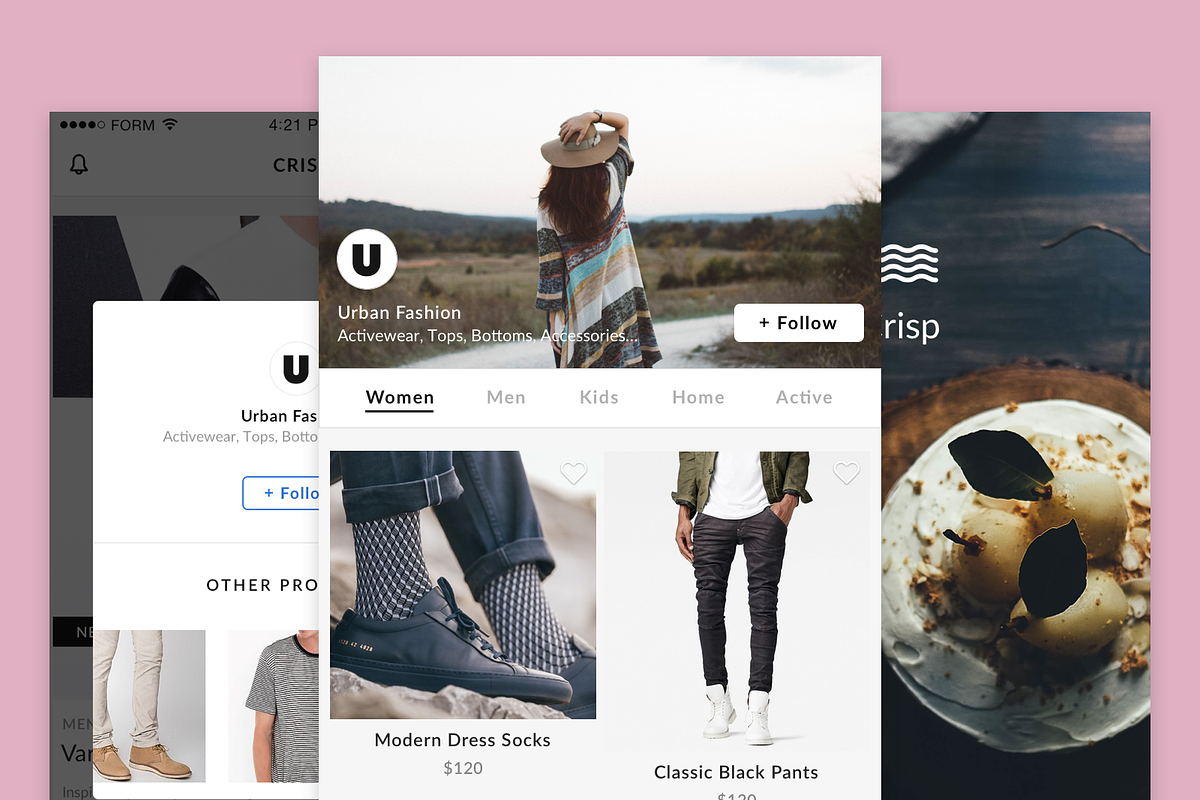 Crisp Ecommerce UI Kit for Sketch, a Product Mockup by Technopathy (Photo 4 of 4)