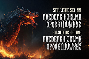 Dragonit - A Medieval Font