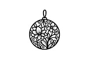 Hanging Mandala Ornament Vector Bund, an Illustration by musafir_fashion (Thumbnail 36 of 51)