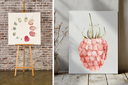 Raspberry Life Cycle Watercolor Set, an Education Illustration by Tati Bordiu (Thumbnail 2 of 4)