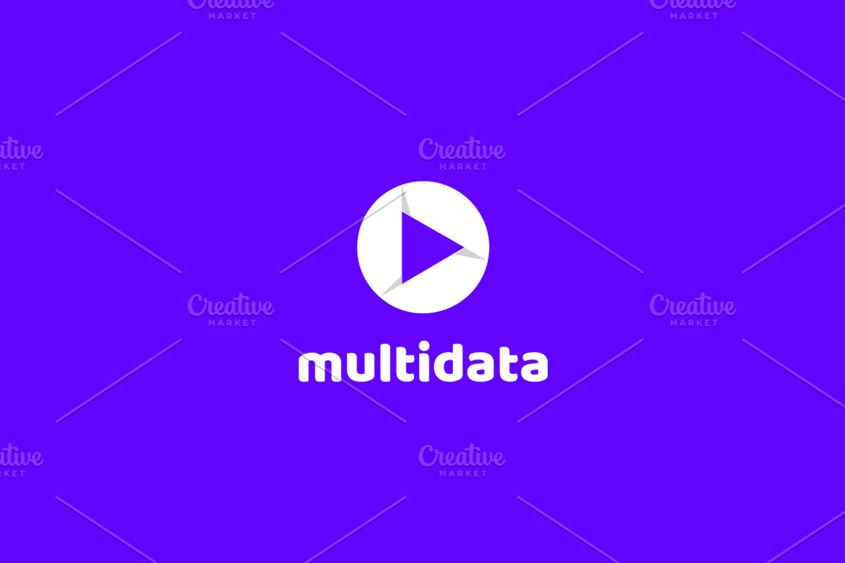 MultiData Logo, a Branding & Logo Template by drawzen