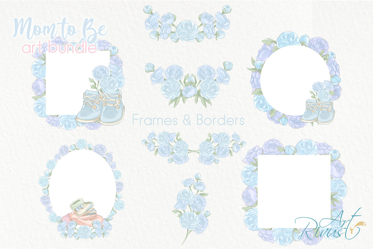Mother to be PNG Clip Art Pregnancy, a Decorative Illustration by RivusArt (Photo 5 of 9)