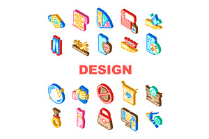 design aesthetics product icons set, an Object Illustration by pikepicture