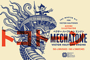 Mechatone Halftone Vector Engine, a Brush Add-On by G.A.R.M. Company (Thumbnail 1 of 7)