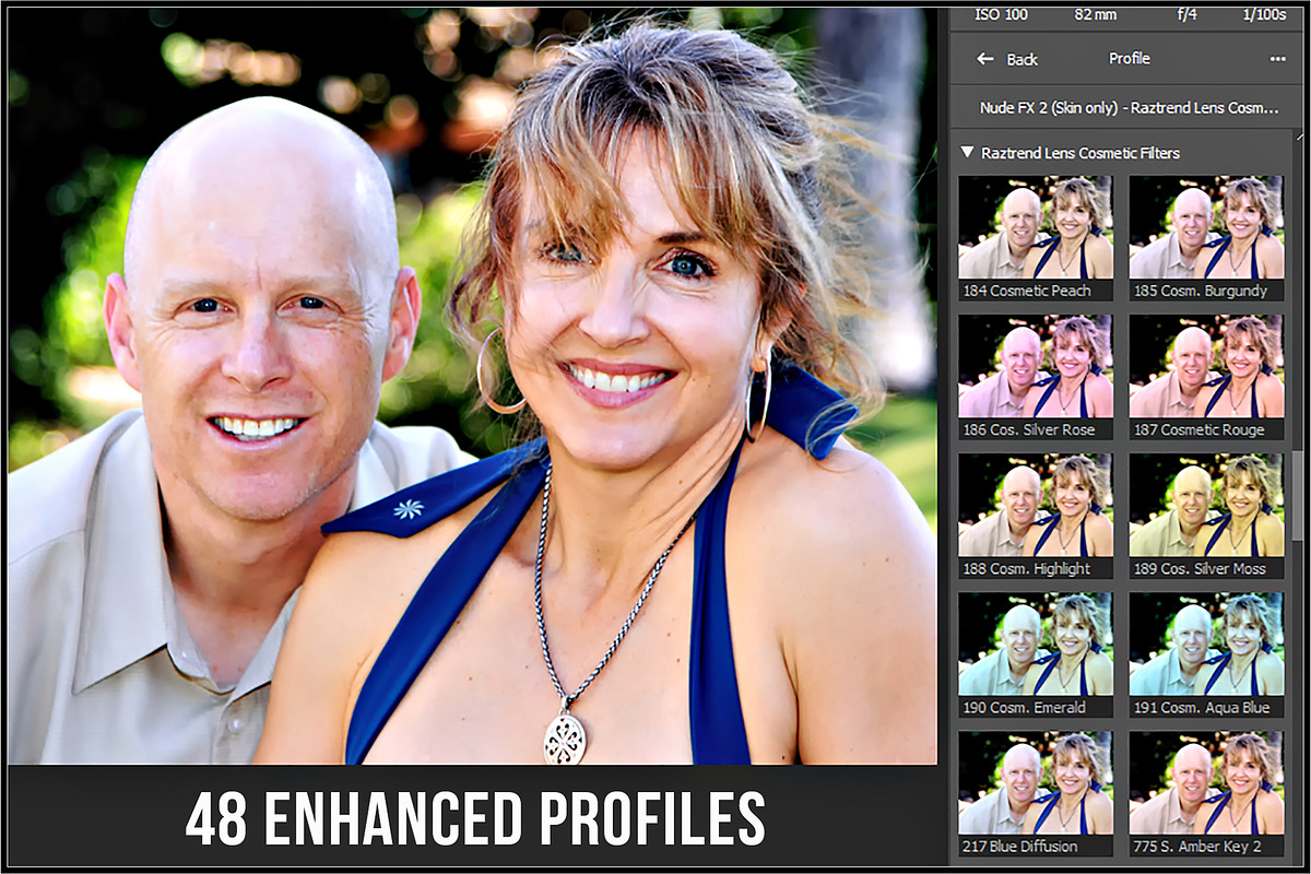 Lens Cosmetic Filters profiles preview 2