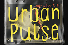 Urban Pulse: Rough and Raw Font