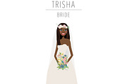 Bride Portrait Creator | Wedding Art, a Person Illustration by Lauren Lesley Studio (Thumbnail 27 of 29)