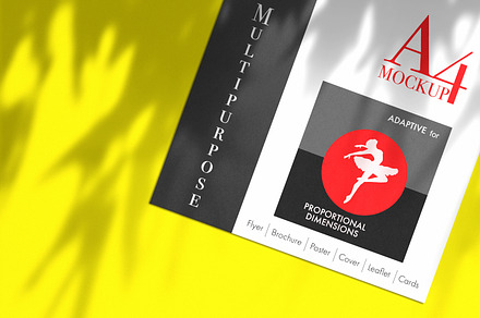 Harmonic Poster closeup Mockup