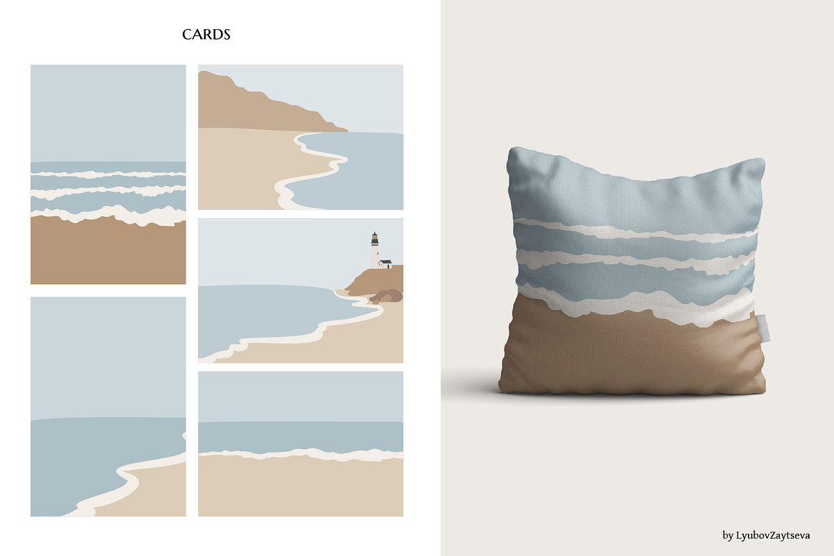 coastal landscape creator clipart, a Person Illustration by LyubovZaytseva (Photo 17 of 18)