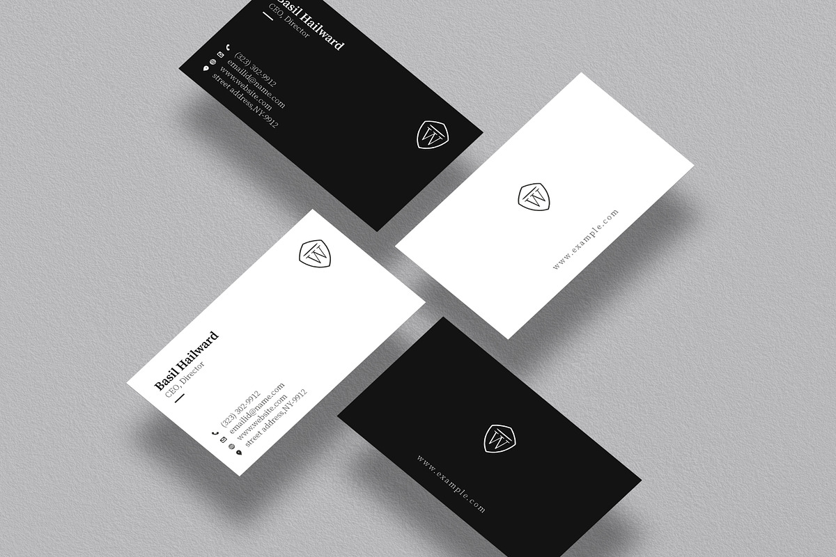 Business Card, a Business Card Template by UpSolution (Photo 4 of 4)