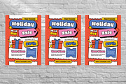 Red Holiday Sale Flyer Set, a Flyer Template by Aiyari Graphic (Thumbnail 3 of 3)